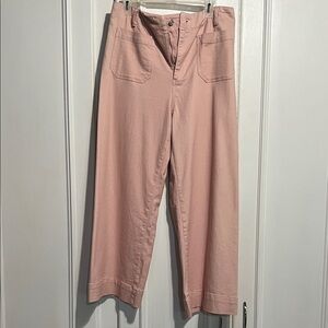 Eesome Blush Pink Wide-Leg Trousers
